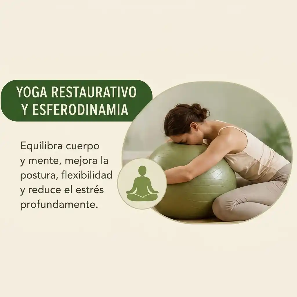 Yoga restaurativo y esferodinamia