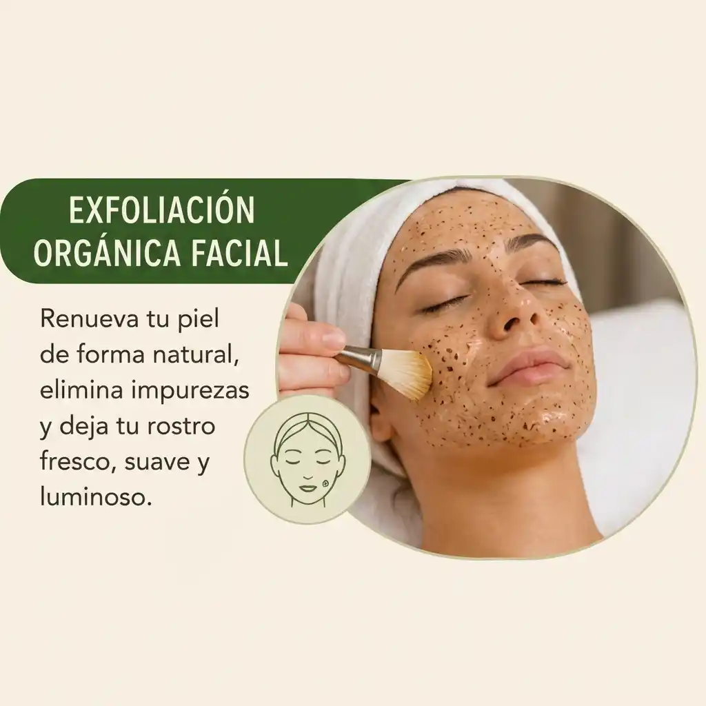 Exfoliación orgánica facial